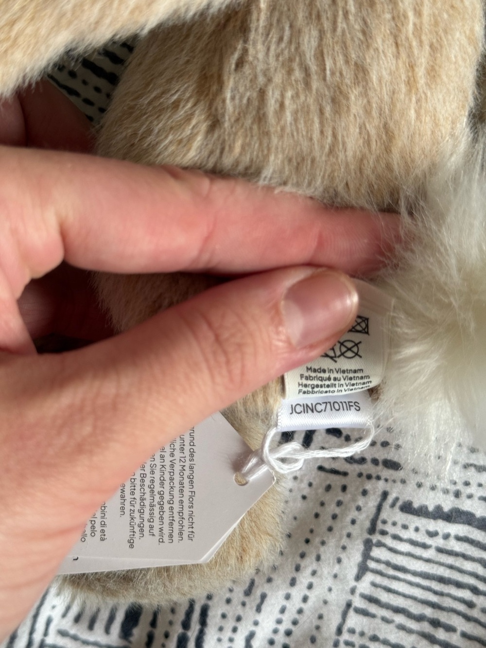 Jellycat Flufflet Bunny Trio - Wheat, Oat, Fawn BNWT - Picture 3 of 5